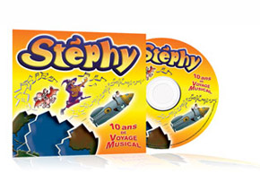 CD, disques chansons et musiques de stéphy. Une compilation des meilleurs chansons de Stphy. 14 titres dans cet album 10 ans de voyage musical.
